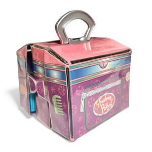 Vintage Polly Pocket folding case playset, from the 90s “Fashion 28 Line”